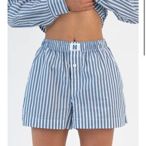 Herman’s Classic Boxer Short - Blue Striped (Size L)